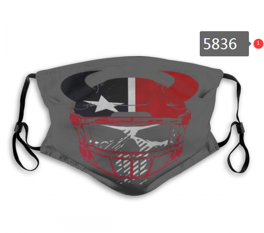 2020 NFL Houston Texans #4 Dust mask with filter->nba dust mask->Sports Accessory